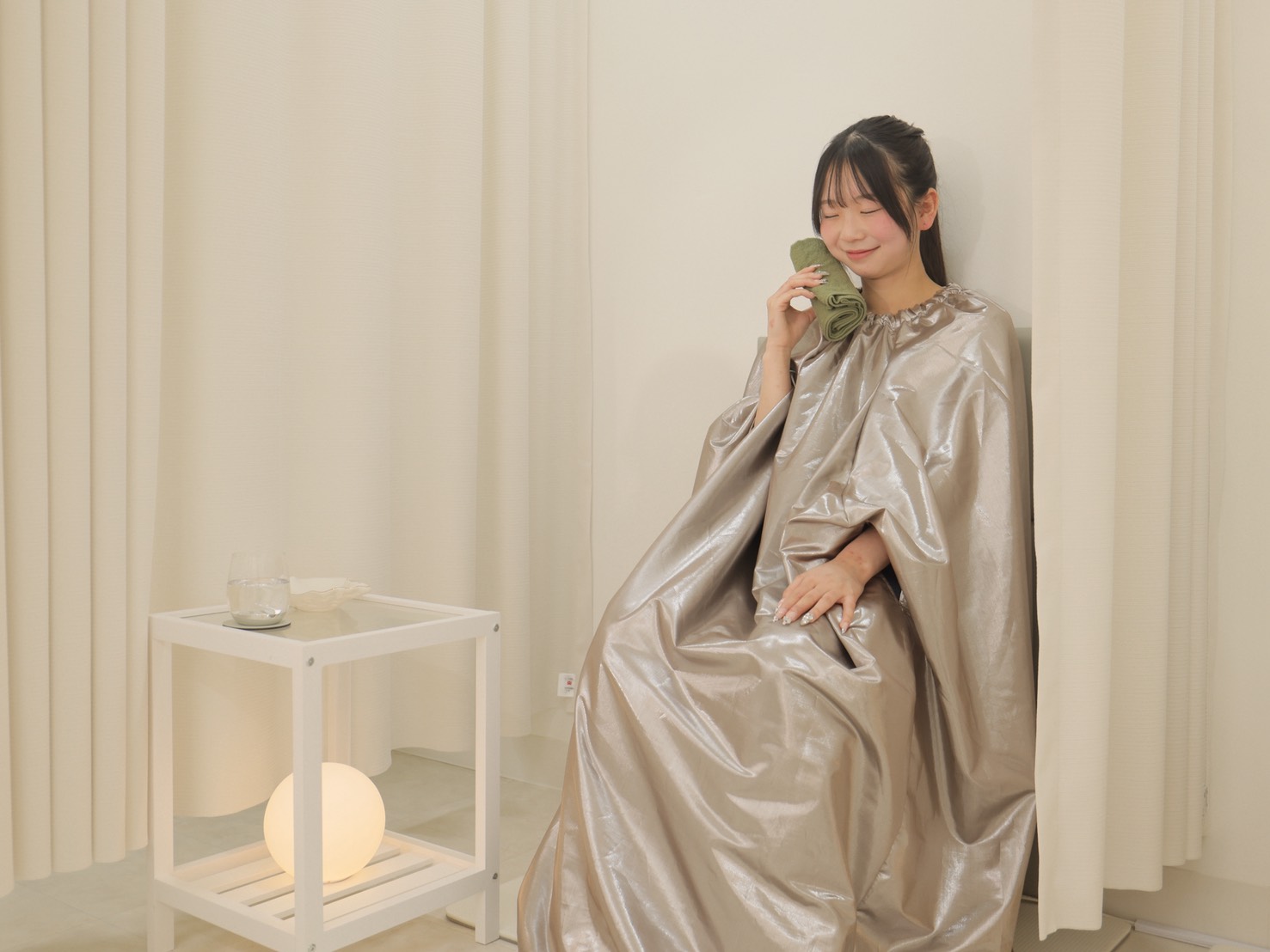 よもぎ蒸し施術